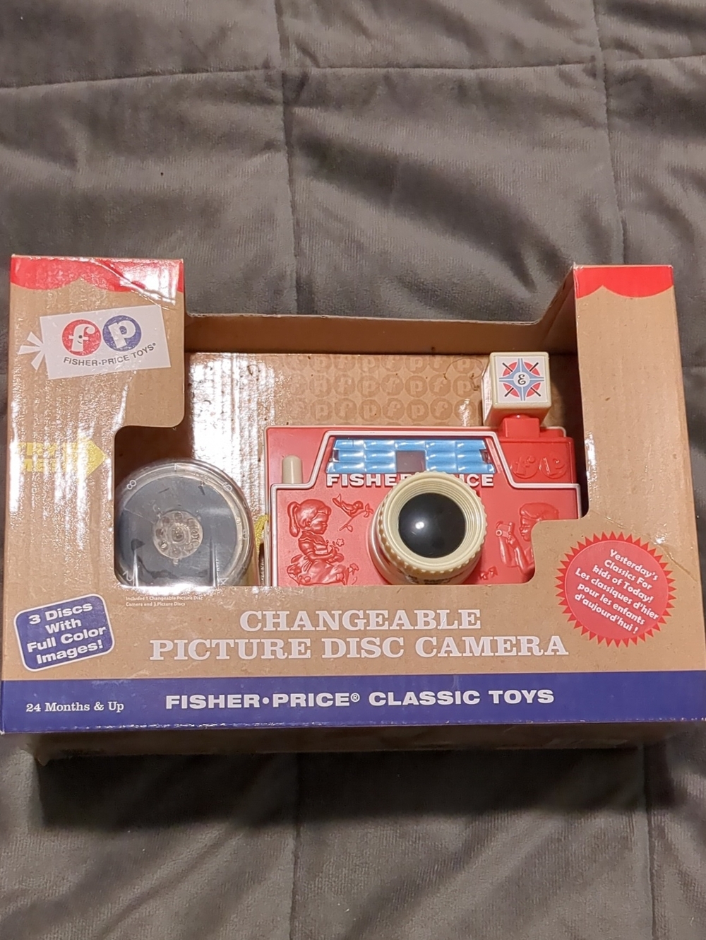 Fisher-Price Red Changeable Picture Disc Toy Camera